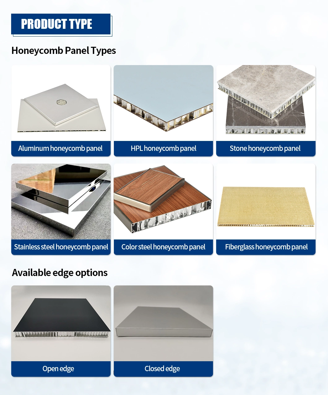 Aluminum Composite Sanwich Honeycomb Panel for Curtain Wall Interior Decoration